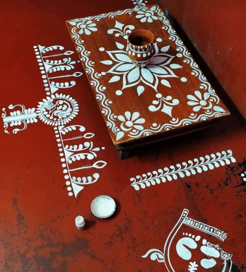 IMG_20231027_195615-1698416971114 লক্ষী পূজার আলপনা ডিজাইন ছবি - Alpona Design For Lakshmi Puja